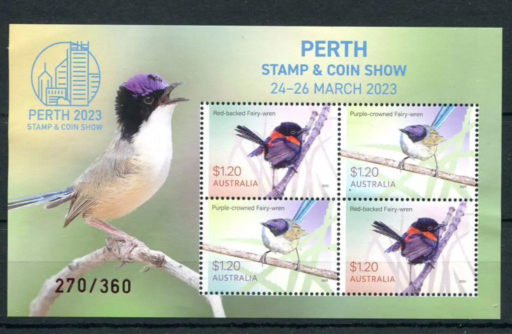 2023 (26th Mar) Perth Stamp & Coin Show $4.80 ... Image 1++