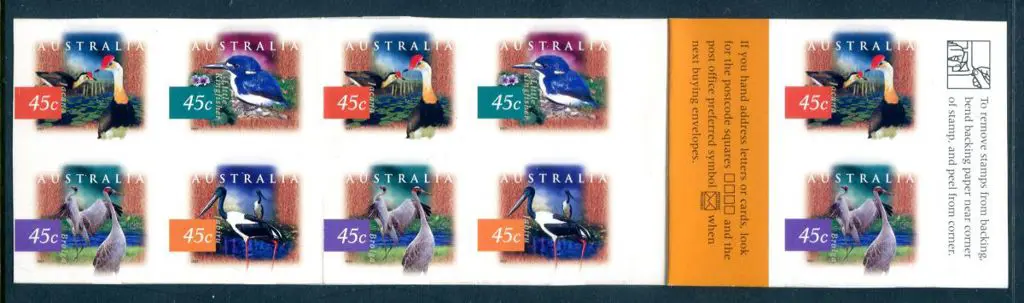 1997 $4.50 Wetlands Birds completely imperforate. ... Image 1++