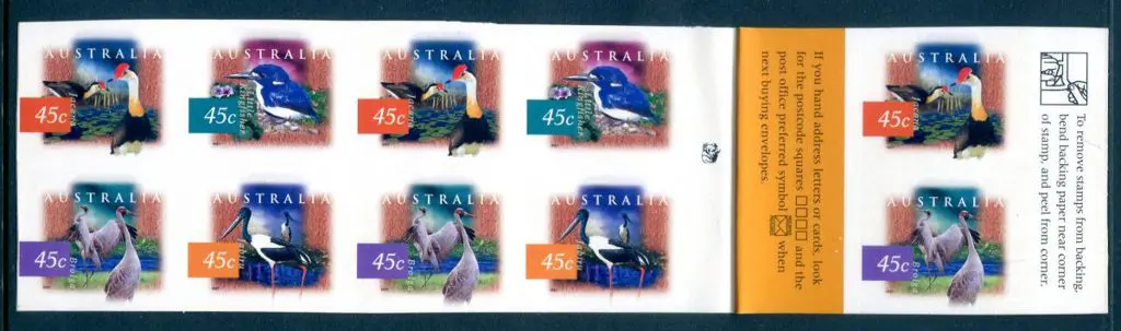 1997 $4.50 Wetlands Birds completely imperforate ... Image 1++