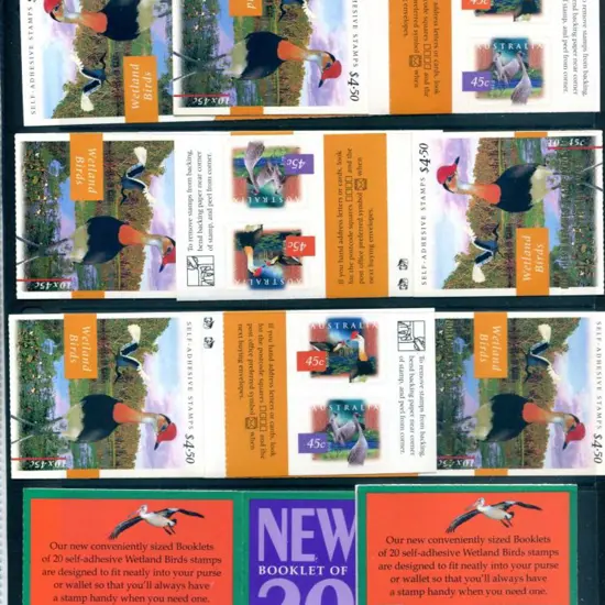 1997 $4.50 Wetlands Birds in original, 1 koala in ...