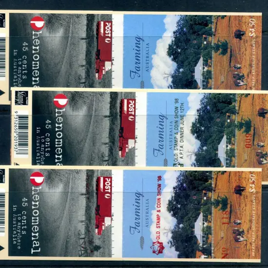 1998 $4.50 Farming S/A in original BC & with both ...