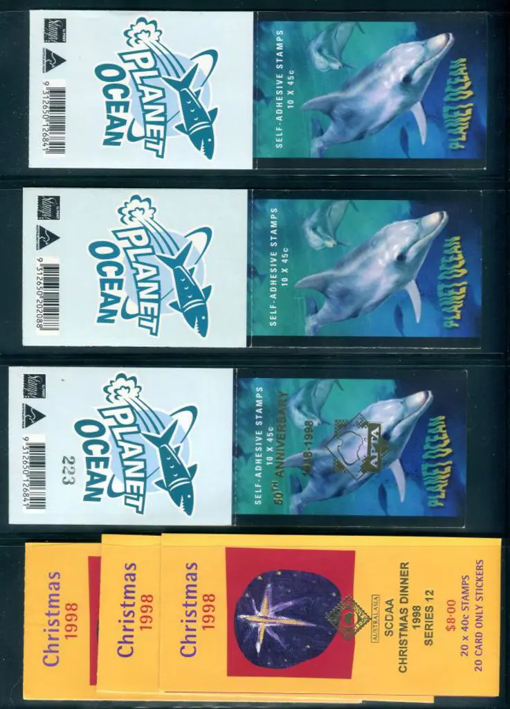 1998 $4.50 Planet Ocean in both BC's plus the APTA ... Image 1++