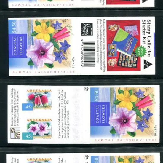 1999 $4.50 Coastal Flowers in both SNP & Pemara ...