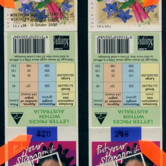 1999 $4.50 Coastal Flowers SNP Printing with ...