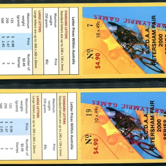2000 $4.90 Paralympic Games as above but with both ...