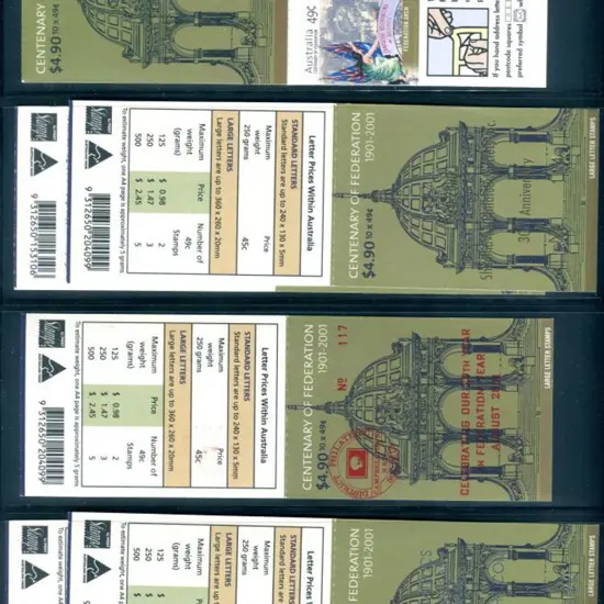 2001 $4.90 Cent of Federation S/A types with both ...