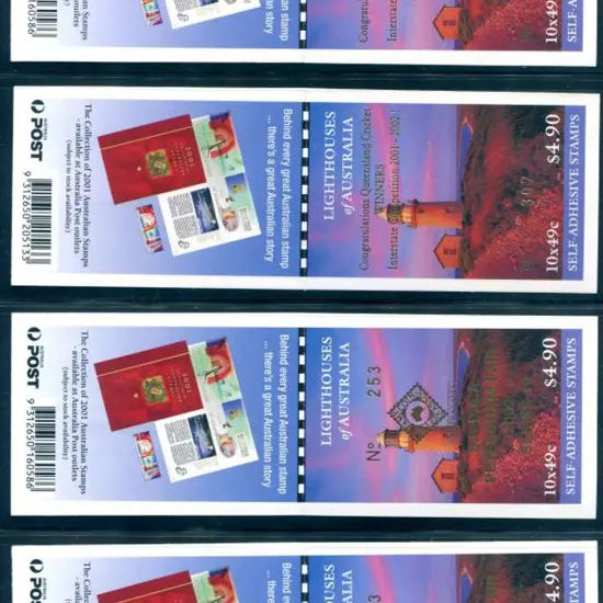 2002 $4.90 Lighthouse with both BC's plus all 3 ...
