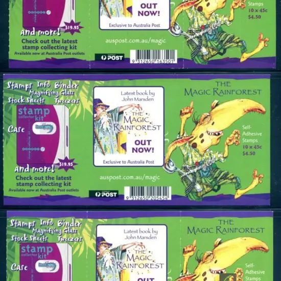 2002 $4.50 Magic Rainforest & $8 Christmas plus ...