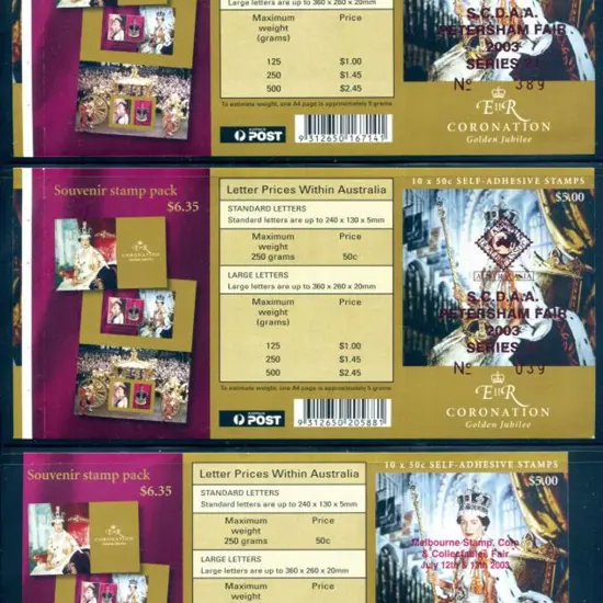 2003 $5 Coronation Jubilee with both BC's plus all ...