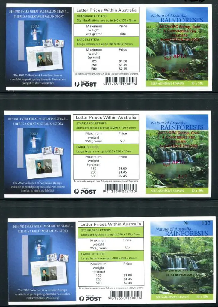 2003 $5 & $10 Rainforests in all BC's plus all ... Image 1++