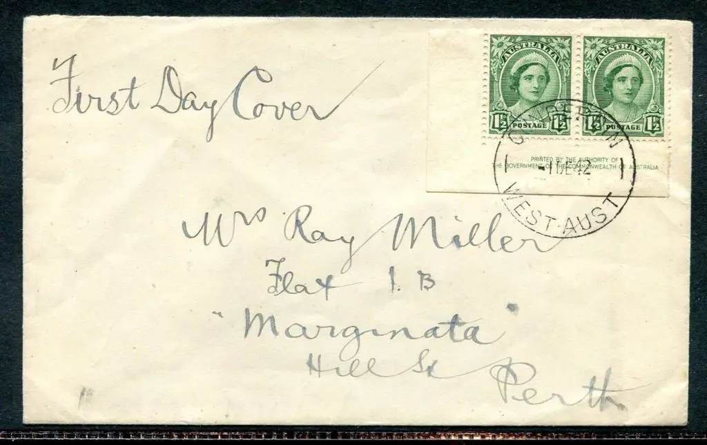 1942 (1st Dec) 1½d Queen Mother with "By ... Image 1++