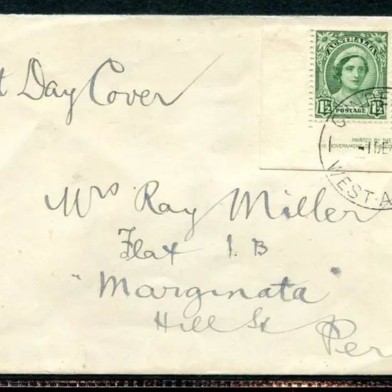 1942 (1st Dec) 1½d Queen Mother with "By ...