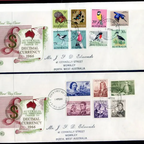 1966 (14th Feb) 1c to $4 King decimals set of 24 ...