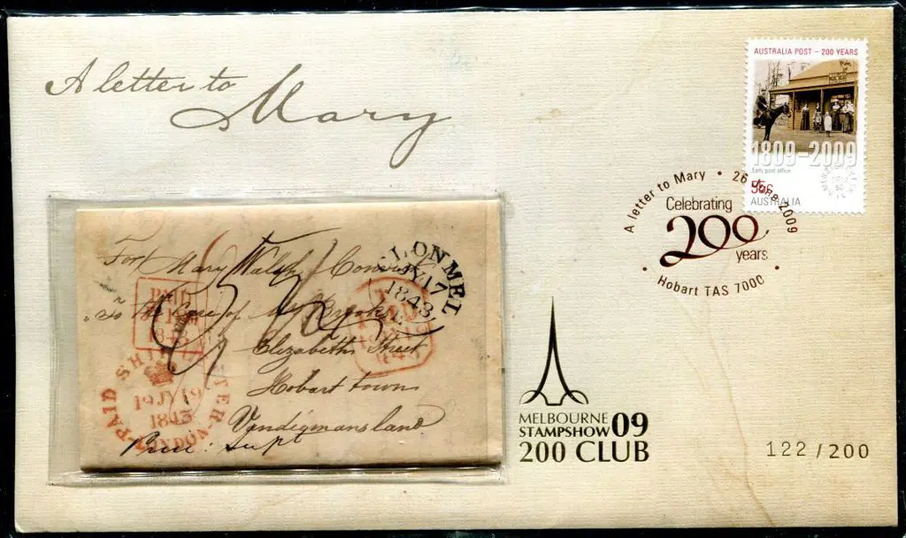 2009 (26th June) "A Letter to Mary" Prestige FDC ... Image 1++