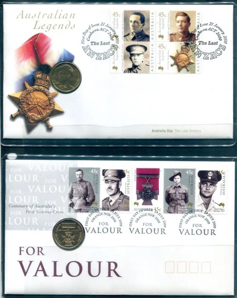 2000 (21st Jan) Australian Legends - ANZACS & 2000 ... Image 1++