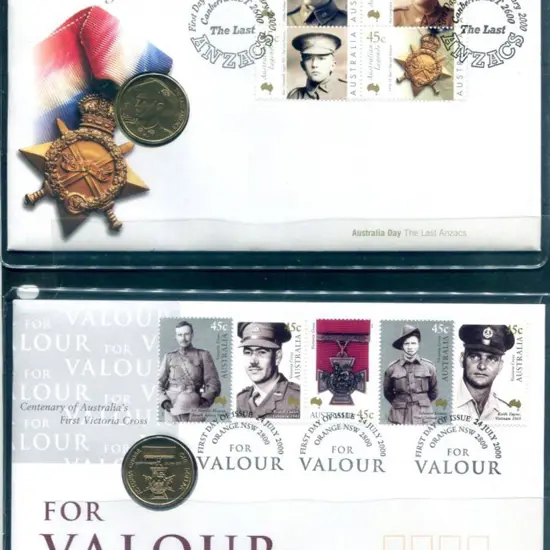 2000 (21st Jan) Australian Legends - ANZACS & 2000 ...