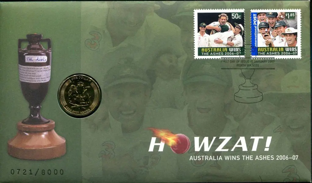 2007 (16th Jan) Ashes "Howzat" Aust Wins the Ashes ... Image 1++