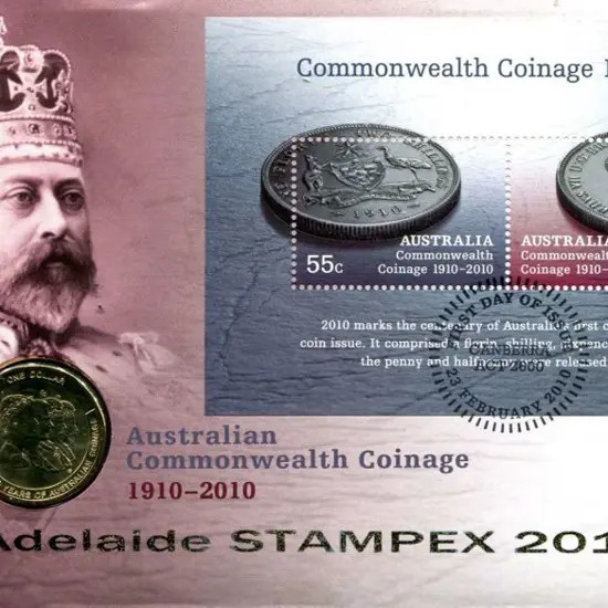 2010 (23rd Feb) Commonwealth Coinage as above but ...