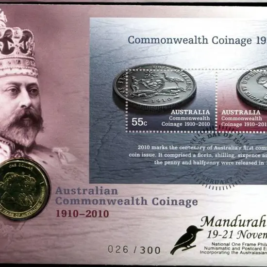 2010 (23rd Feb) Commonwealth Coinage as above but ...