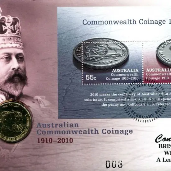 2010 (23rd Feb) Commonwealth Coinage as above but ...