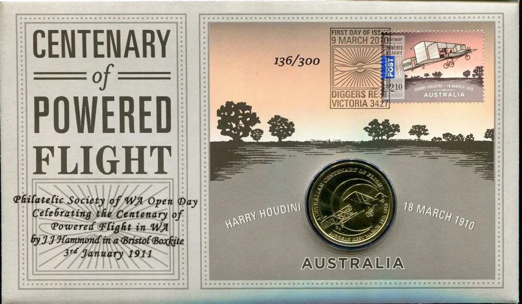 2010 (9th Mar) Cent of Powered Flight ovptd ... Image 1++