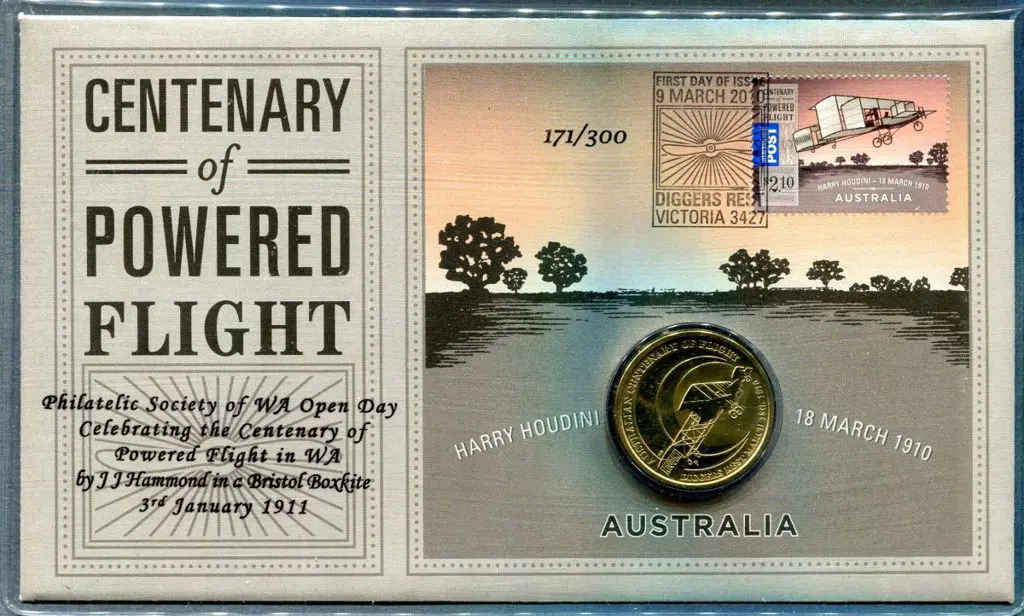 2010 (9th Mar) Powered Flight as above but ovptd ... Image 1++