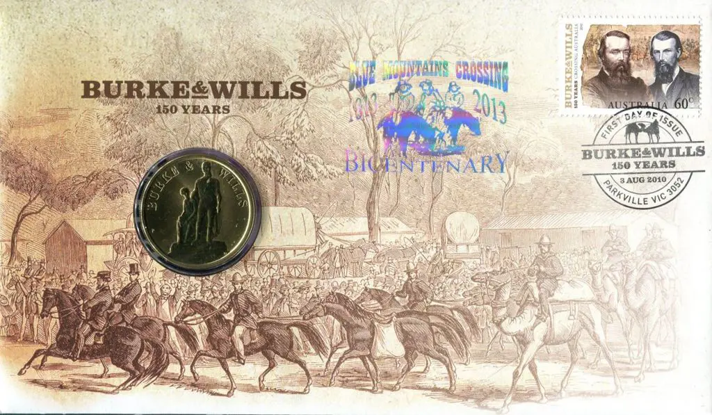2010 (3rd Aug) Burke & Wills as above but ovptd ... Image 1++
