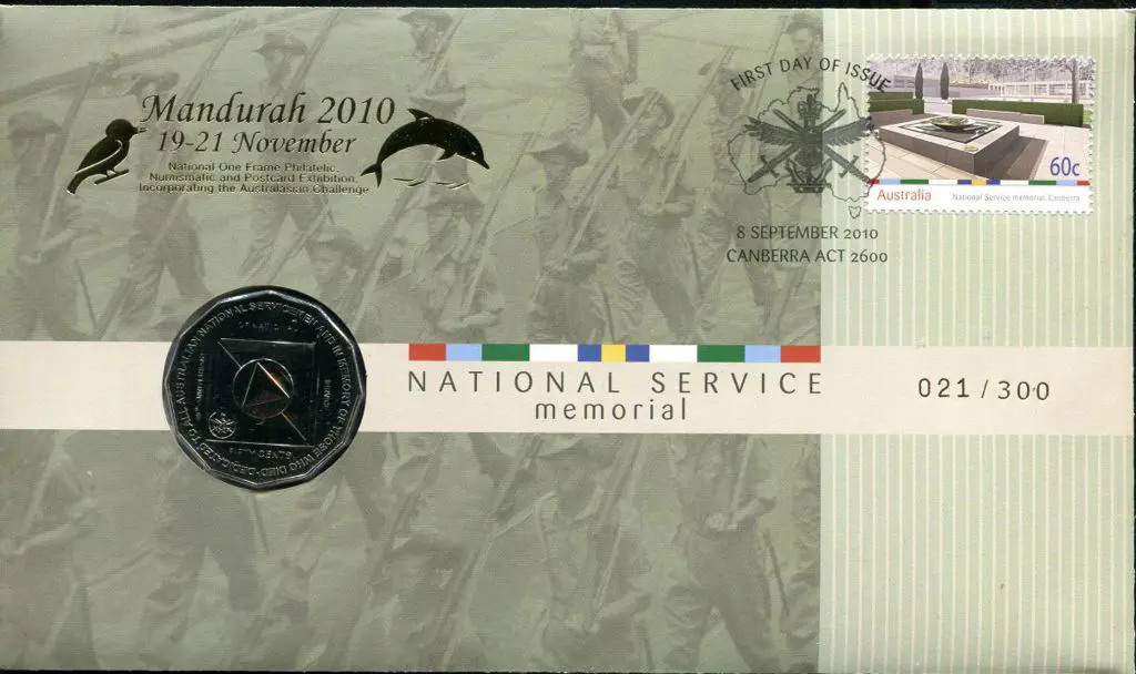 2010 (8th Sept) National Service Memorial with ... Image 1++