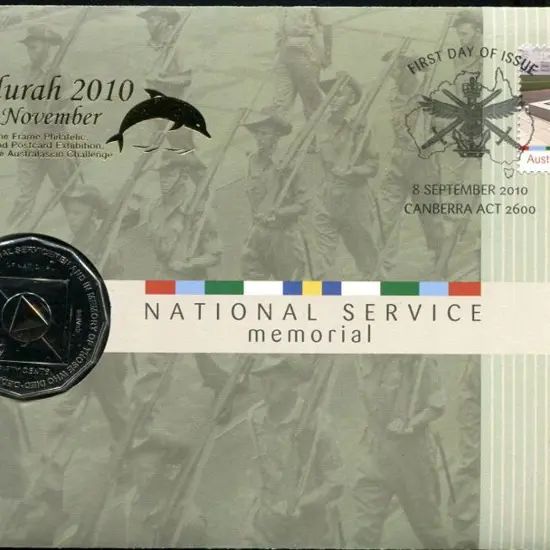 2010 (8th Sept) National Service Memorial with ...
