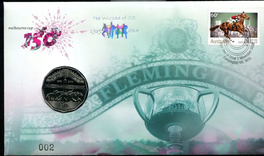 2010 (2nd Nov) 150th Anniv Melbourne Cup standard ... Image 1++