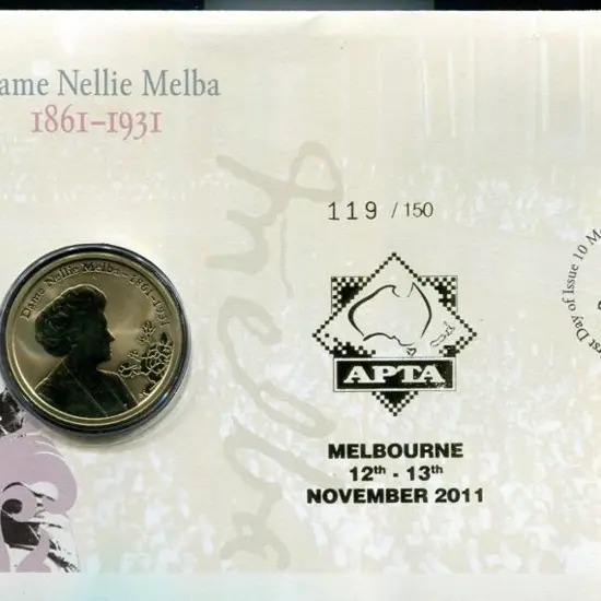 2011 (10th May) Dame Nellie Melba with pictorial ...