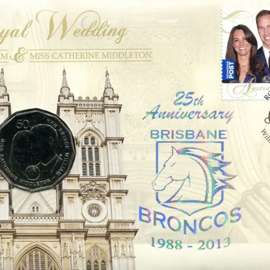 2011 (20th May) Royal Wedding as above but ovptd ...