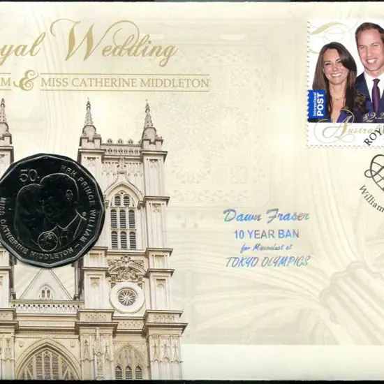 2011 (20th May) Royal Wedding as above but ovptd ...