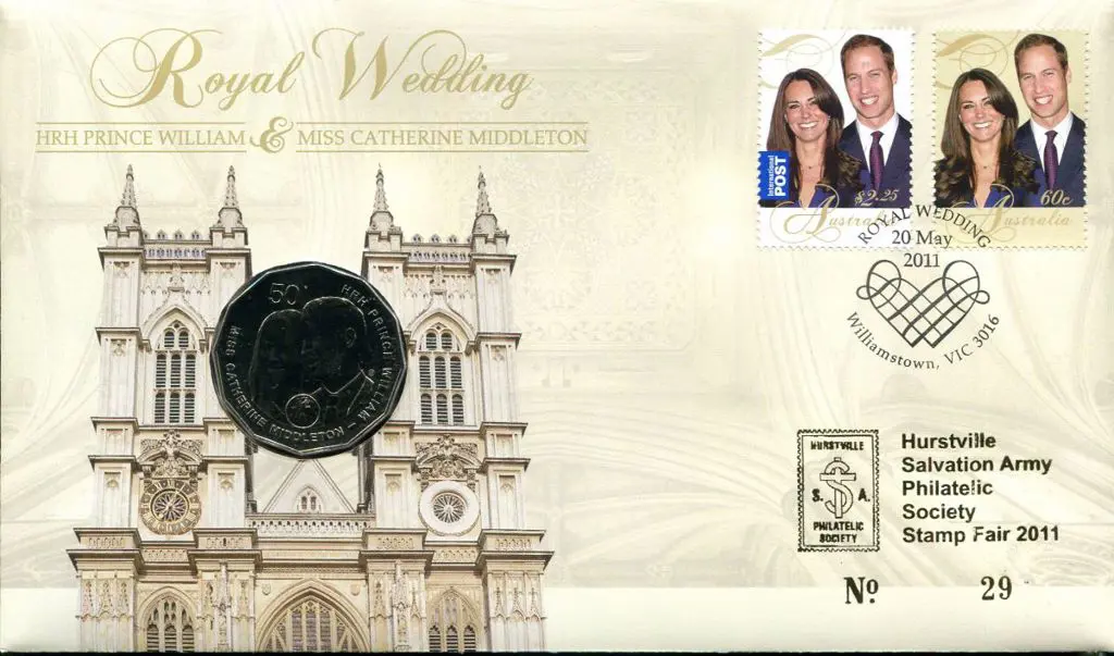 2011 (20th May) Royal Wedding as above but ovptd ... Image 1++