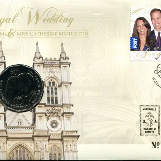 2011 (20th May) Royal Wedding as above but ovptd ...