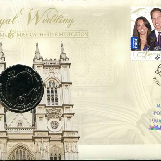 2011 (20th May) Royal Wedding as above but ovptd ...