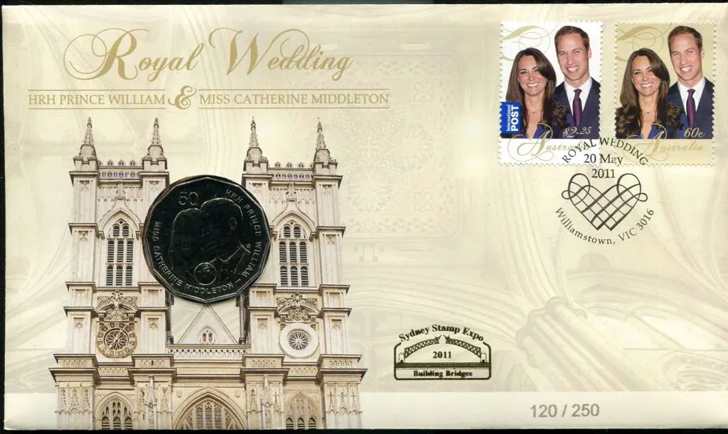 2011 (20th May) Royal Wedding as above but ovptd ... Image 1++