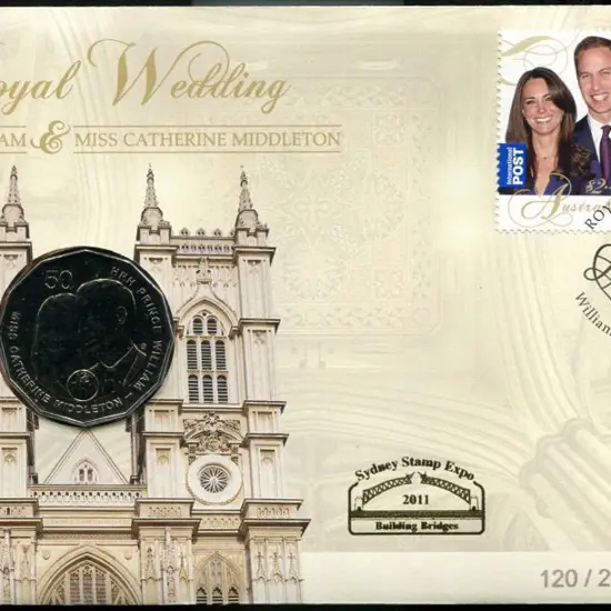 2011 (20th May) Royal Wedding as above but ovptd ...