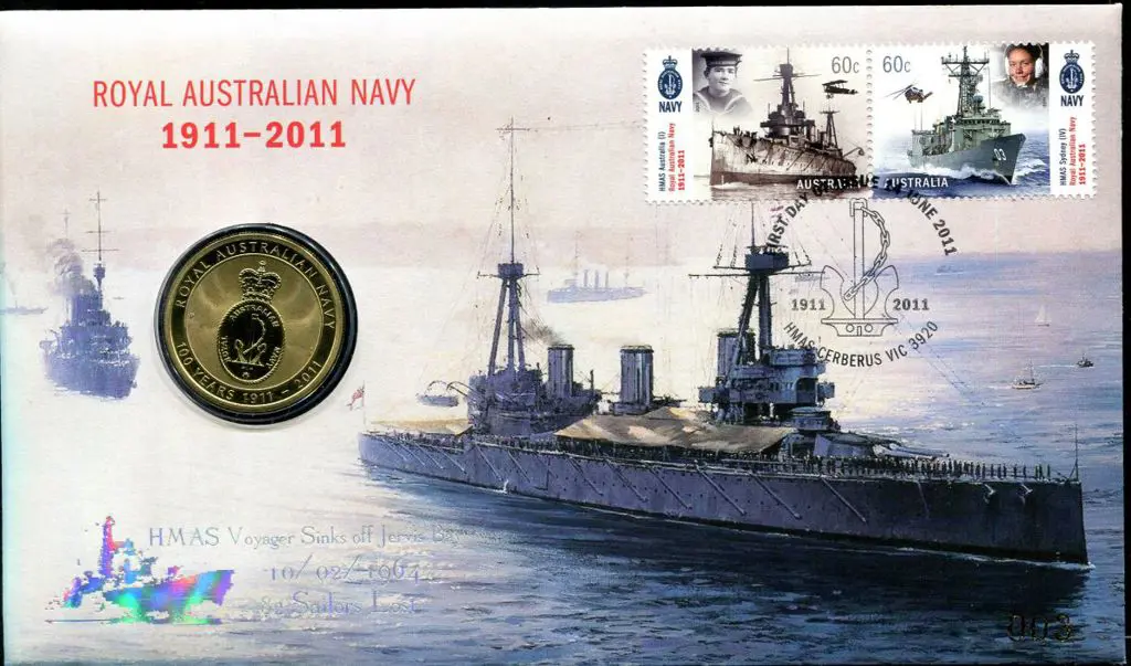 2011 (14th June) Navy Centenary as above but ovptd ... Image 1++