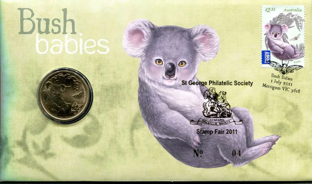 2011 (1st July) Bush Babies - Koala with $2.35 In ... Image 1++