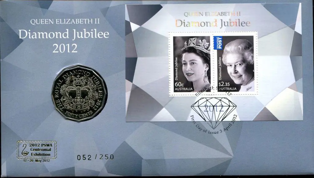 2012 (3rd April) QEII Diamond Jubilee ovptd "2012 ... Image 1++