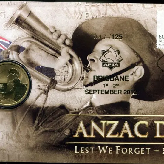 2012 (17th April) Anzac Day as above but ovptd ...
