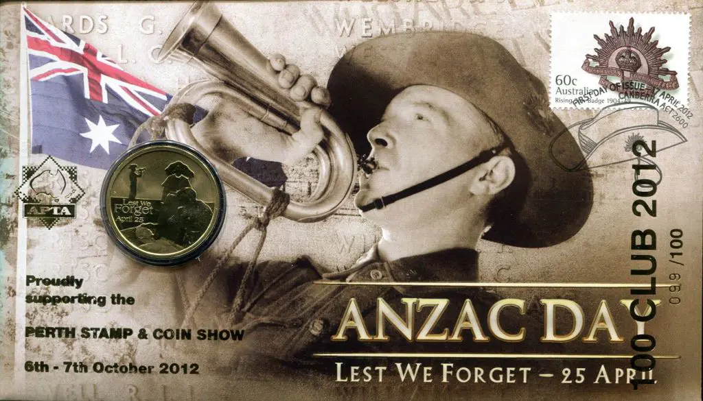 2012 (17th April) Anzac Day as above but ovptd ... Image 1++