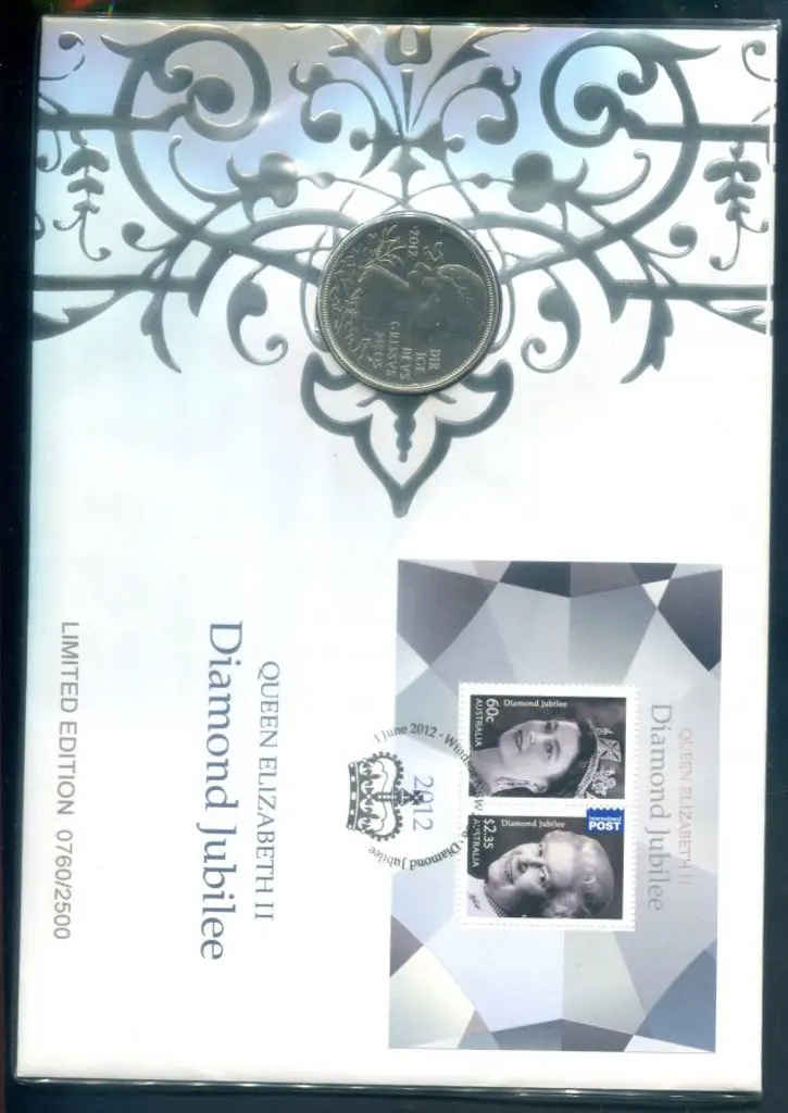 2012 (1st June) QEII Diamond Jubilee with GB £5 ... Image 1++