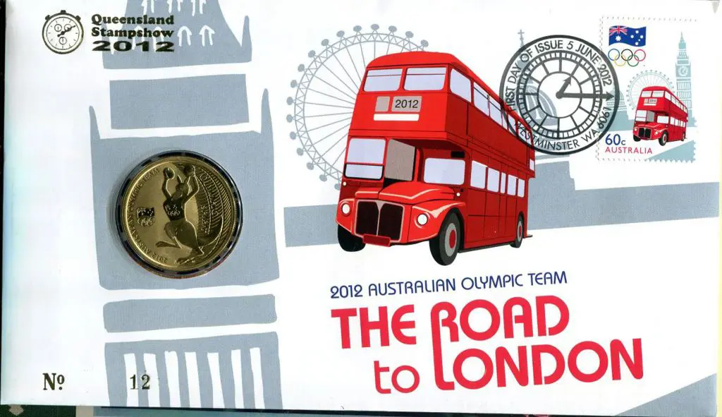 2012 (5th June) Olympics as above but ovptd ... Image 1++