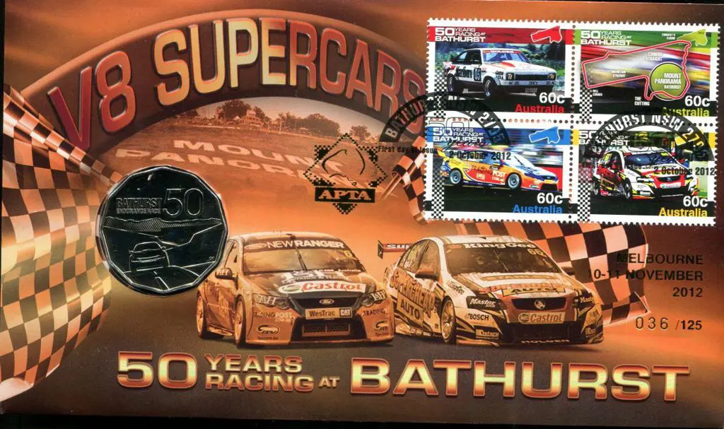 2012 (2nd Oct) Bathurst - V8 Supercars 50c ... Image 1++