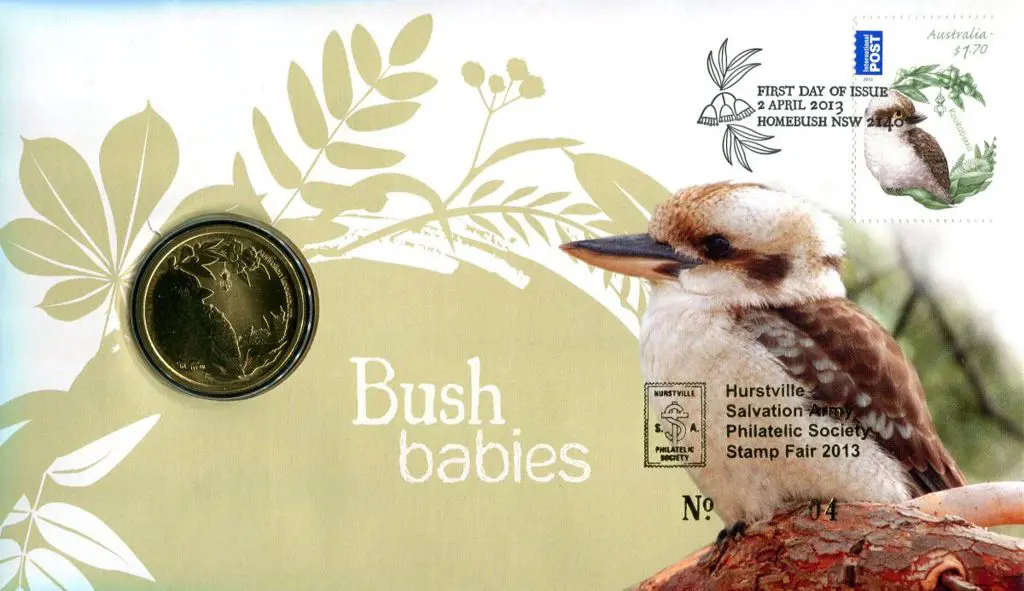 2013 (2nd April) Bush Babies - kookaburra with ... Image 1++