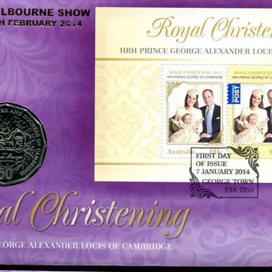 2014 (7th Jan) Royal Christening as above but ...