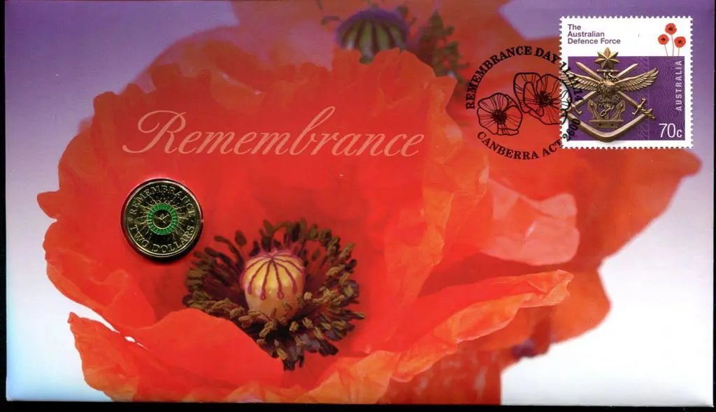 2014 (11th Nov) Remembrance PNC with $2 green dove ... Image 1++