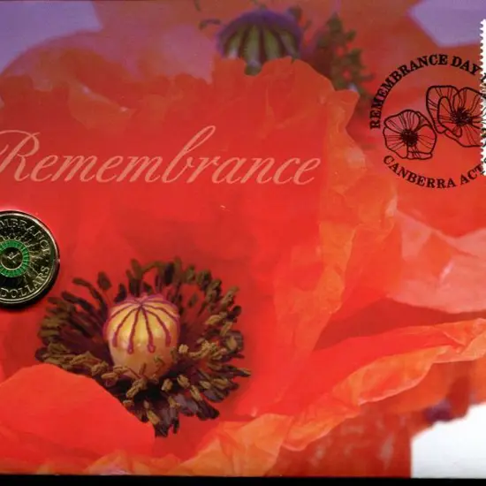 2014 (11th Nov) Remembrance PNC with $2 green dove ...